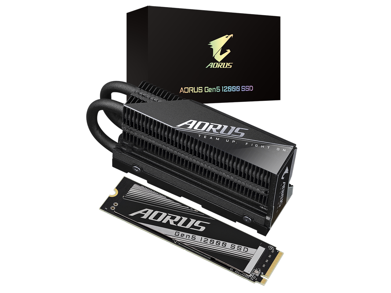 GIGABYTE AORUS Gen5 SSD 12000 SSD 2TB PCIe 5.0 NVMe M.2 Internal Solid  State Hard Drive with Read Speed Up to 12400MB/s, Write Speed Up to  11800MB/s, AG512K2TB 
